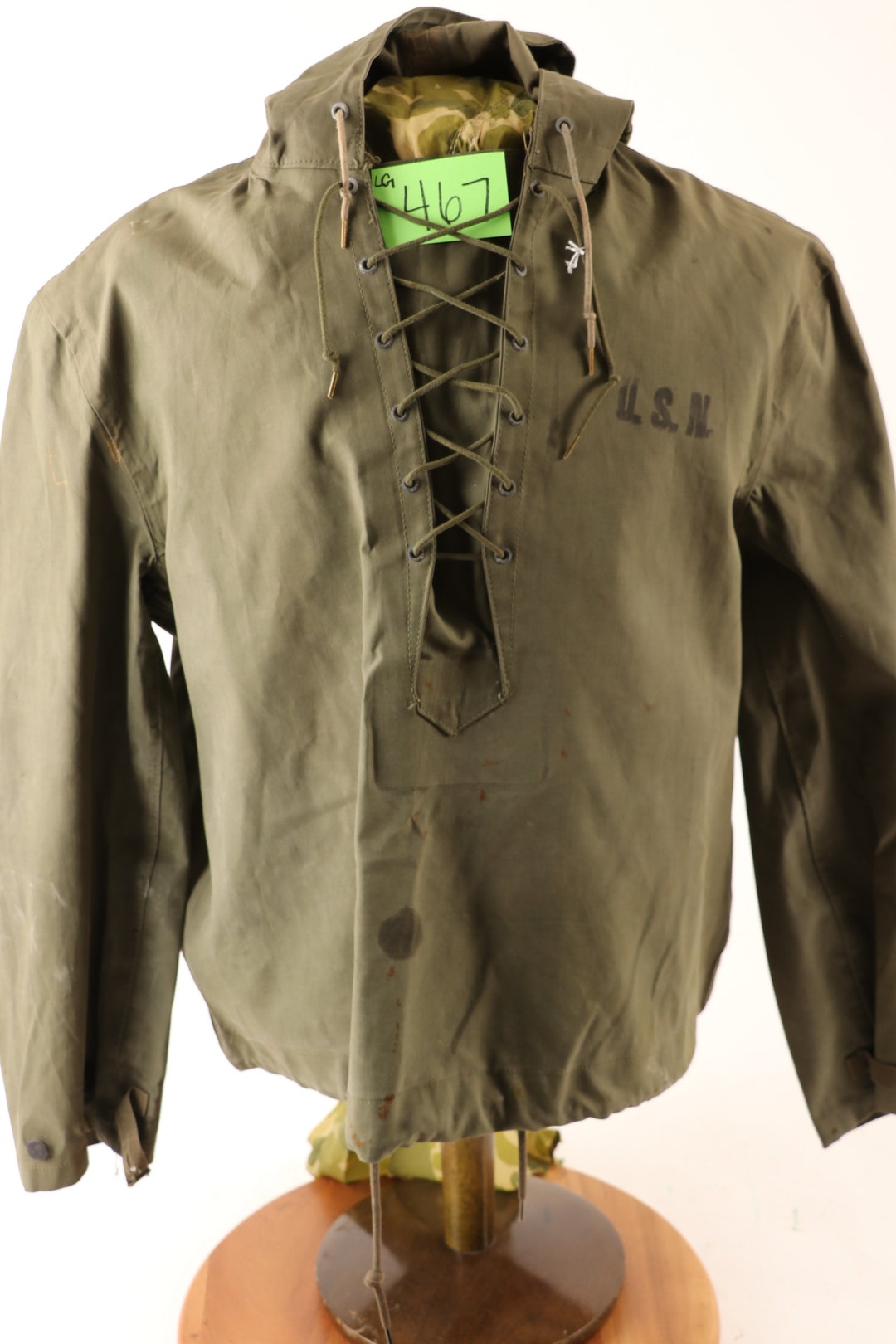 Weather Deck Jacket Usn Rain Parka WWII USN Rain Jacket With