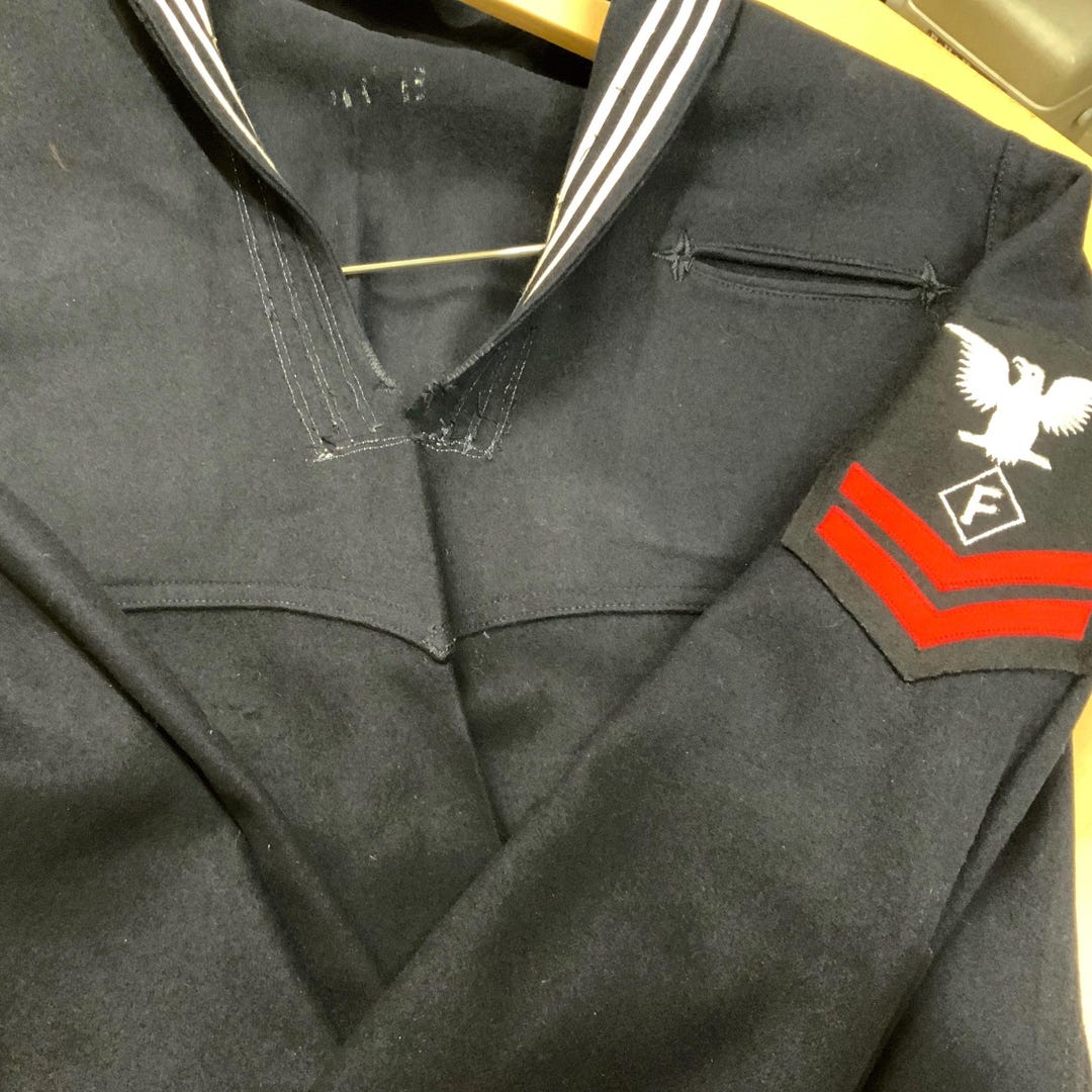 Rare WWII Era USN Specialist Firefighter’s Jumper Featured in Book ...