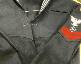 Vintage 60s Firestone Racing Jacket: Embroidered Logo, Red Stripe