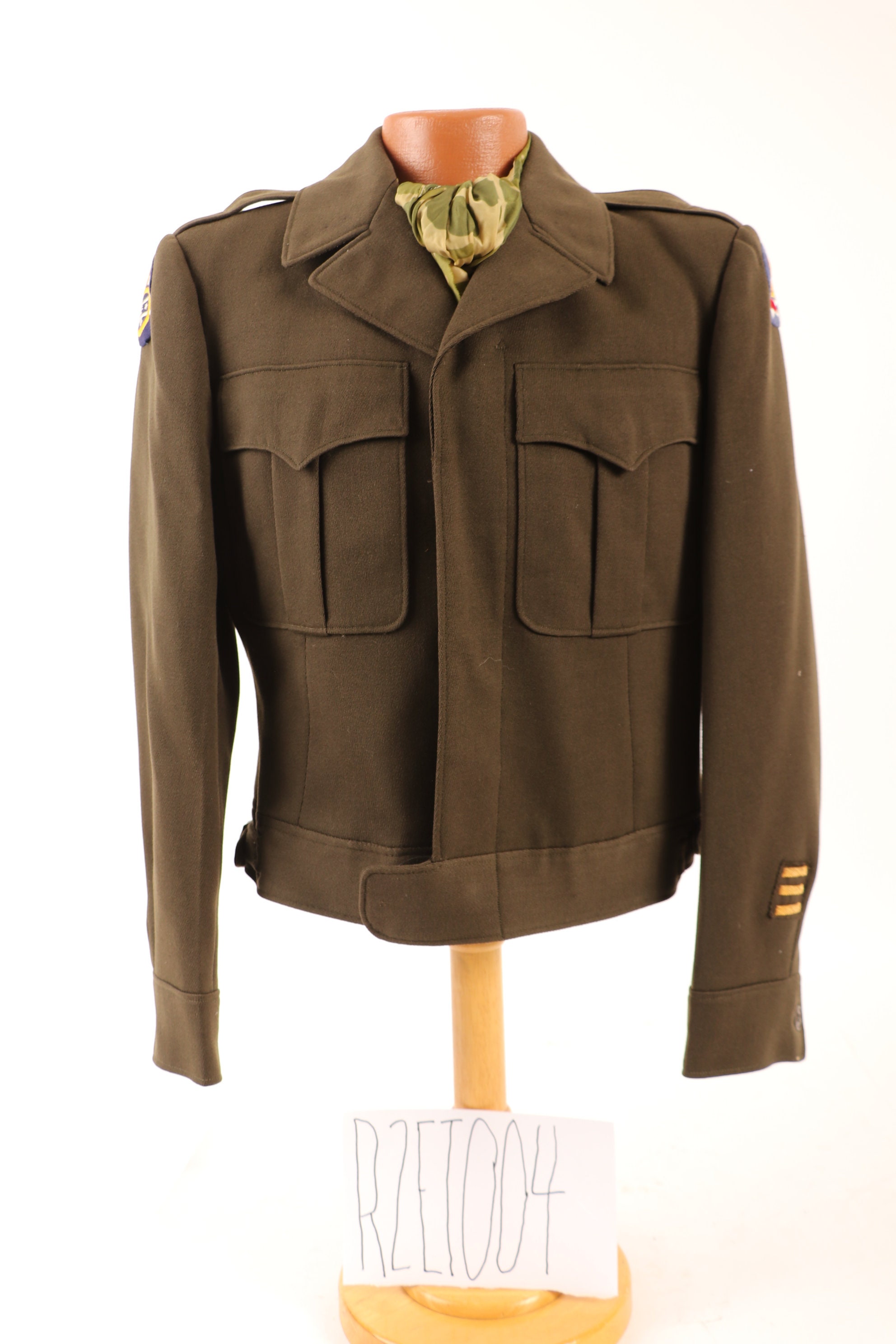 WWII ERA Masters of the Air 5th Air Force Officers Ike Jacket