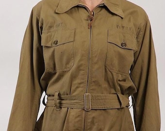 WWII Era Summer Flying Suit M38 Size Medium ETR2012