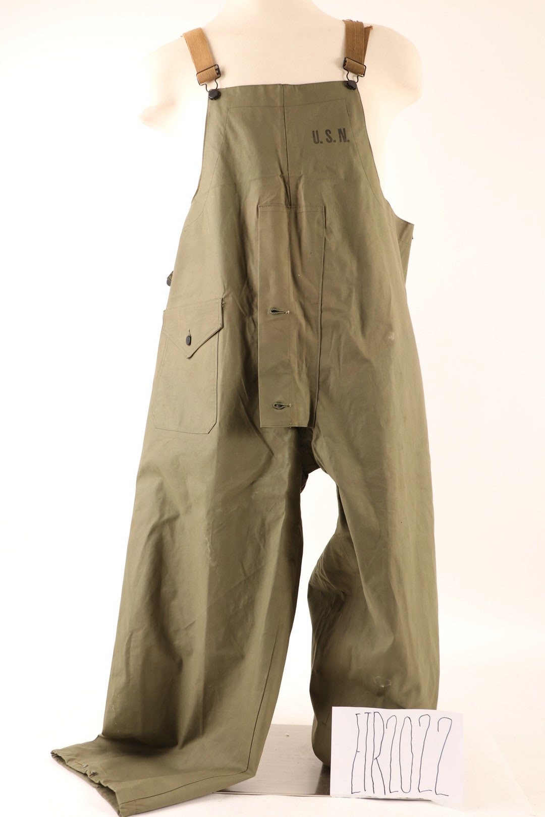 Rare WWII Era USN Foul Weather Trousers XL Featured in Warner Book ...