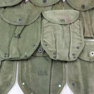 Vintage WWII M1944 Shovel Cover Various Makers One Cover from Large Lot