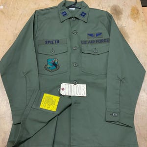 1980’s Air Force Officers OG 507 Blouse  Stractegic Air Command ETR1003