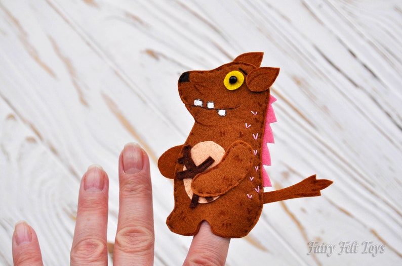 Gruffalo Finger puppets Felt story Etsy
