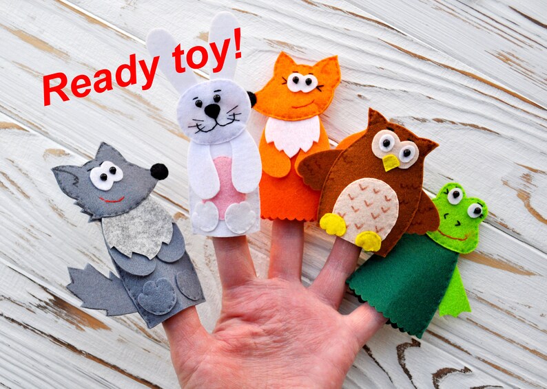 Craft kits for adults Set 5 DIY sewing kit Woodland animals Etsy