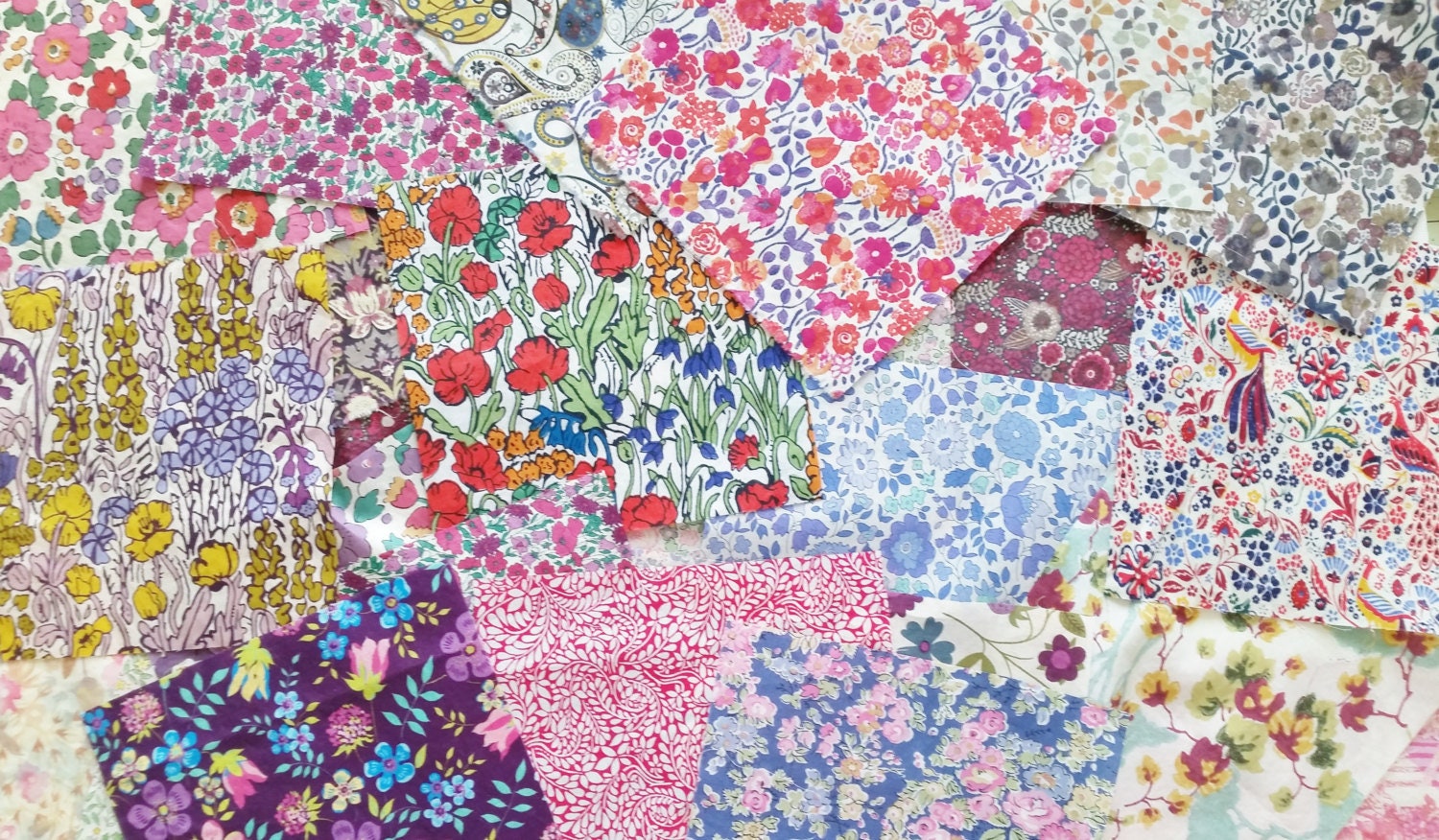 Mystery Assorted Liberty London 20 piece 5inch Scrap Charm Pack