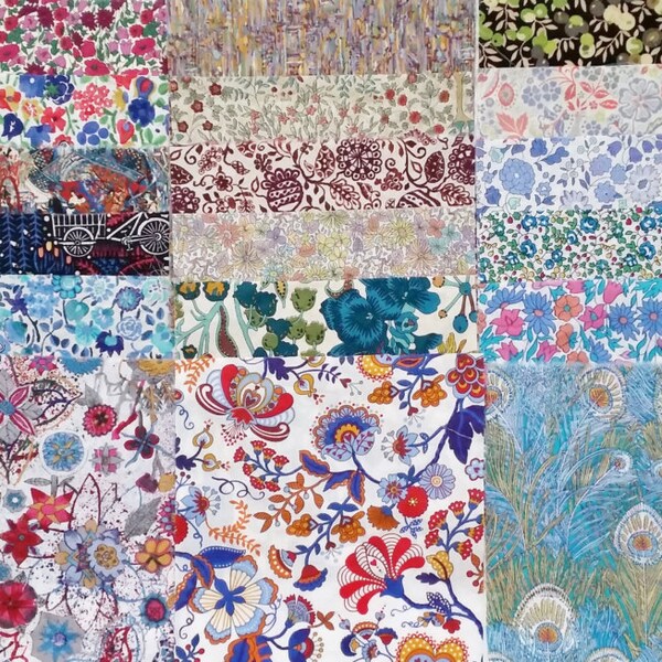 Liberty London 30 piece 5inch Scrap Assorted Pack