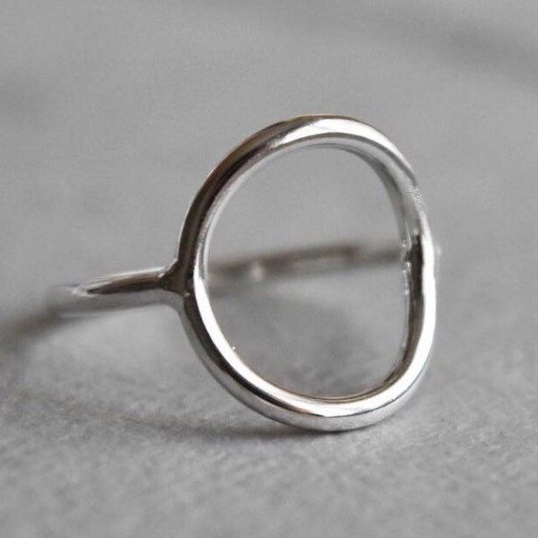 Sterling Silver Circle Ring