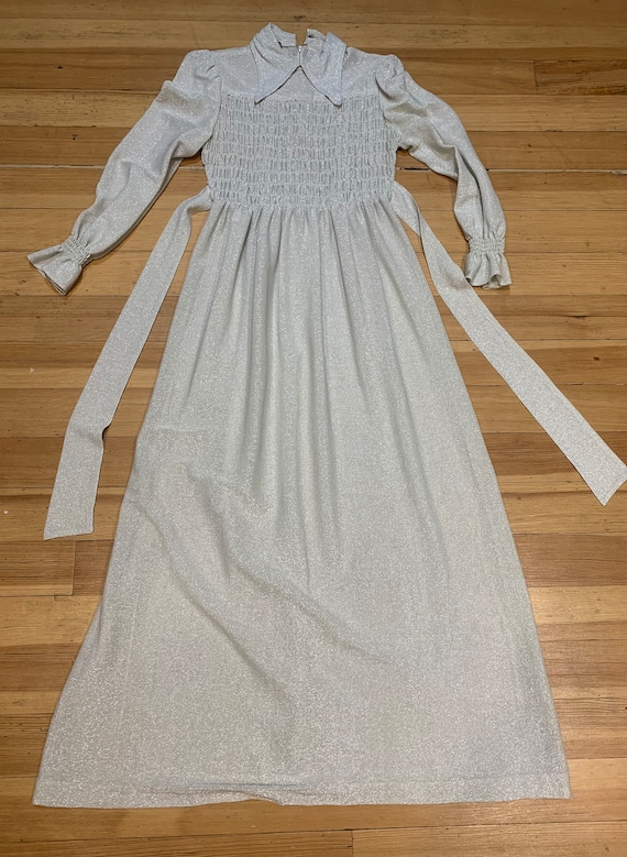 Mindy Malone 70s silver dress