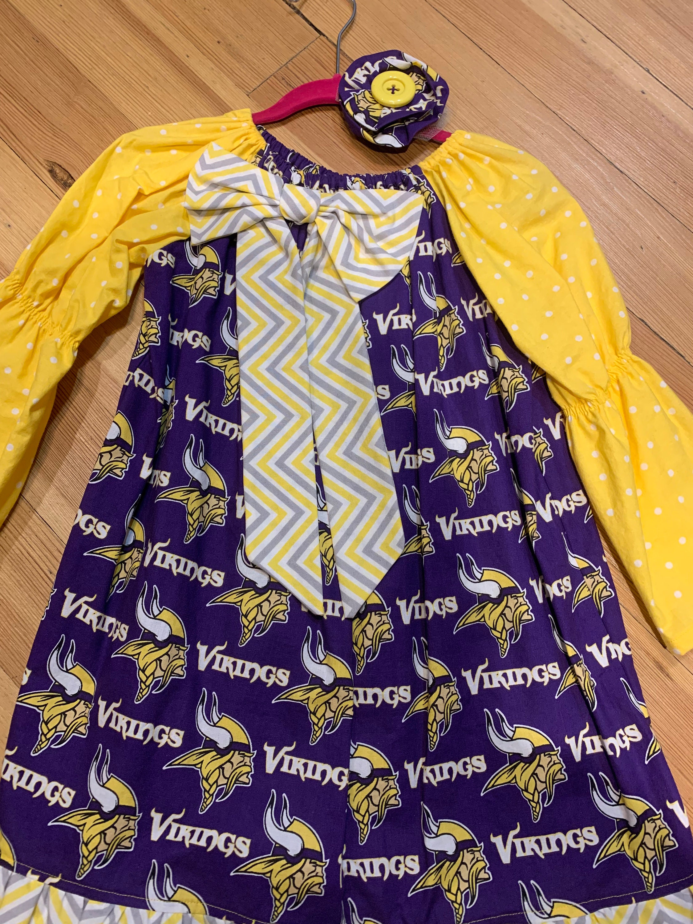 Nfl Vikings Dress - Etsy
