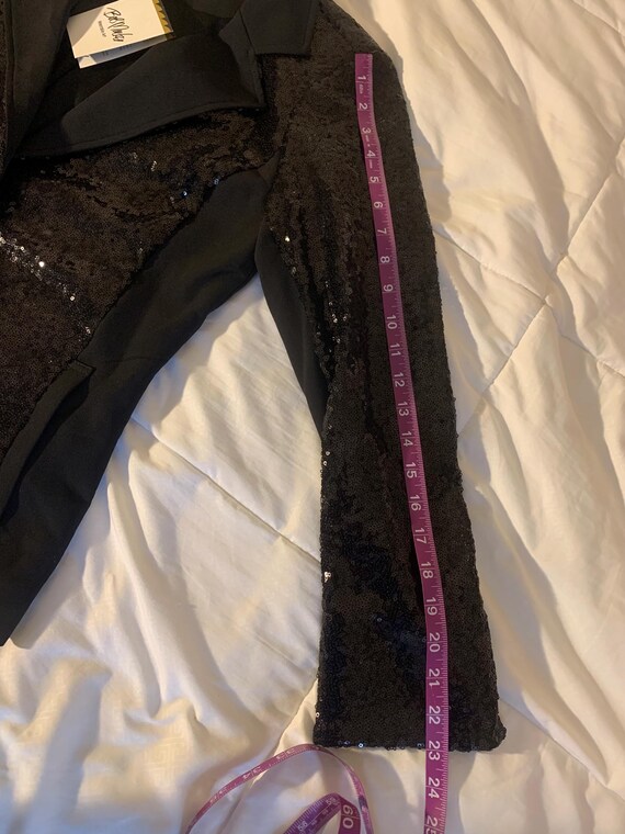 Bob Mackie Wearable Art Sequined Blazer - image 8