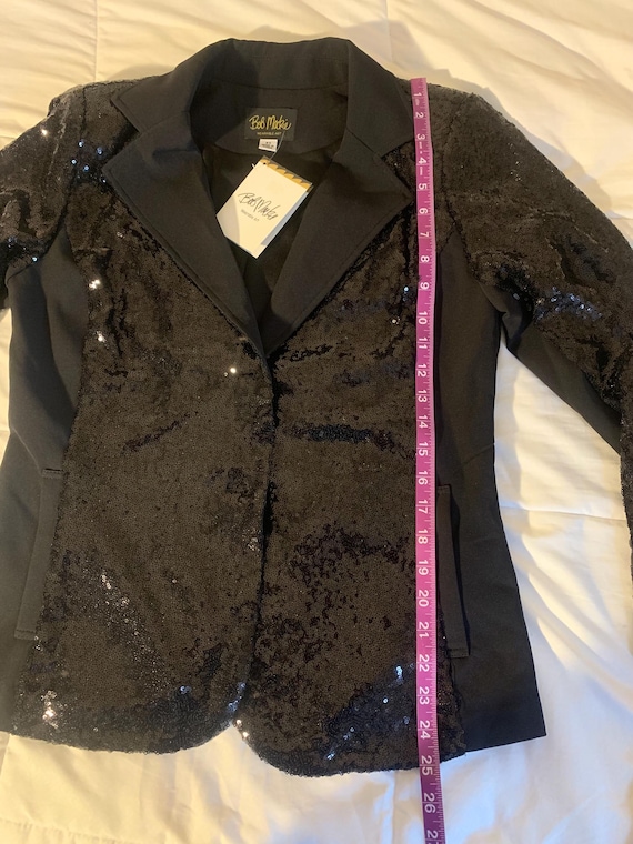 Bob Mackie Wearable Art Sequined Blazer - image 7