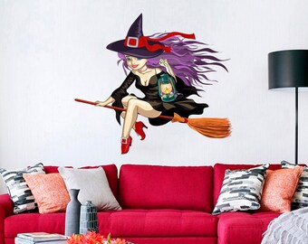 Sexy Witch Sticker, Sexy Witch Decal, Sexy Witch Decor
