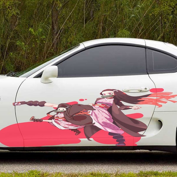 Anime Car Decal Etsy