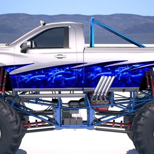 チェッカーフラッグ リップドメタルカービニール、レーシングフラッグ ストリートレーシンググラフィック、3Dドラゴンカービニールサイドラップ、ドラゴンフルカラーカーステッカー