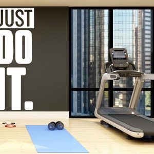 Gym Wandtattoos Fitness Wanddekoration Crossfit Wandtattoo Crossfit Geschenke Home Gym Wandaufkleber Motivationszitat Wandtattoo 041LU
