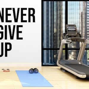 Gym Wall Decals Fitness Wall Art Decor Crossfit Wall Decal Crossfit Gifts Home Gym Wall Sticker Motivational Quote Wall Decal 059LU