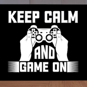 Gamer Zone wall decor, Gaming zone decals, Controller decal Video Game Wall Decals Joystick Gamer Kids Bedroom Vinyl Wall Art Stickers 406LU