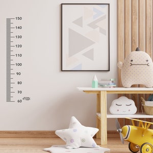 Groeigrafiek liniaal sticker, DIY vinyl kinderen groeigrafiek liniaal sticker voor jongens en meisjes, vinyl markers voor kinderen groeigrafiek liniaal 323LU