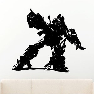 Robot Movie Hero Anime Action Vinyl Peal And Stick Removable Sticker Decal L1358