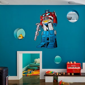 Nursery Transformer Decal, Nursery Transformer Sticker, Nursery Transformer Wall Decor
