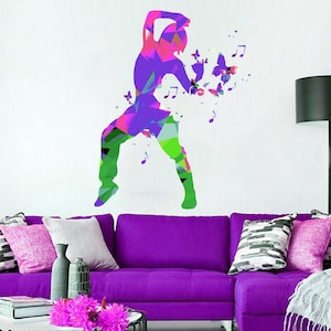 Dancer Wall Decal, Dancer Wall sticker, Dancer wall decor, Dancer Wall Art