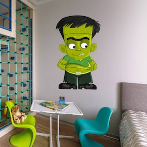 Baby Frankenstein Nursery Decal, Baby Frankenstein Sticker, Baby Frankenstein Wall Decor