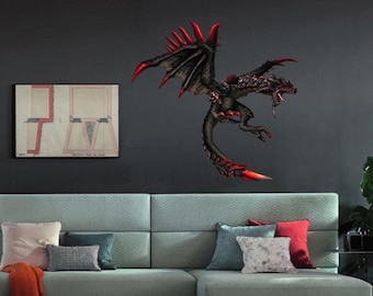 Details about   3D Dragon Boy 9100 Japan Anime Wall Stickers Poster Wall Murals Wall Decals Wend 