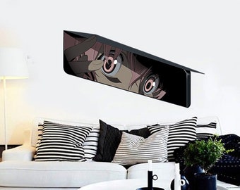 Anime Eyes Decal, Anime Eyes Sticker, Anime Eyes Wall Decor