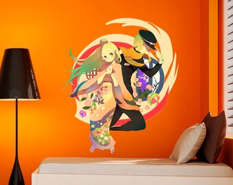 Anime Romantic Decal, Anime Romantic Sticker, Anime Romantic Wall Decor