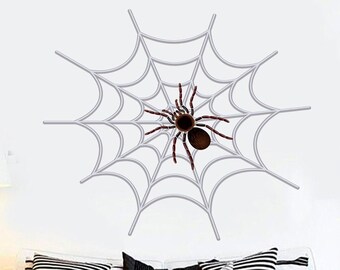 Spider Web Wall Decal, Spider Web Wall sticker, Spider Web wall decor