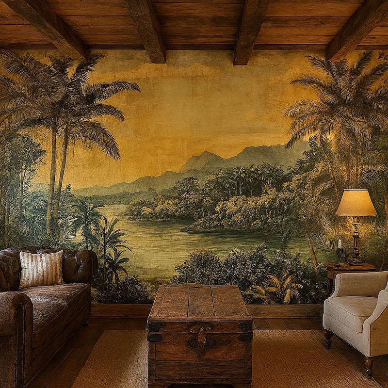 Colonial Wallpaper - Etsy