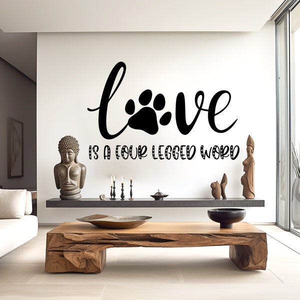 Grooming Salon Dog Wall Decor, Dog Wall Decals, Dog Wall Art, Dog Lover Stickers Pets Bedroom Wall Vinyl Nursery Wall Decals Art 018RS