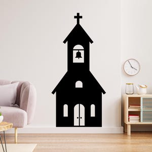 Church Wall Decal, Religious Wall Sign, Christian Wall Decal, Church Sanctuary Wall Art, Church Wall Decor, Religious Wall Art, Prayer 420LU