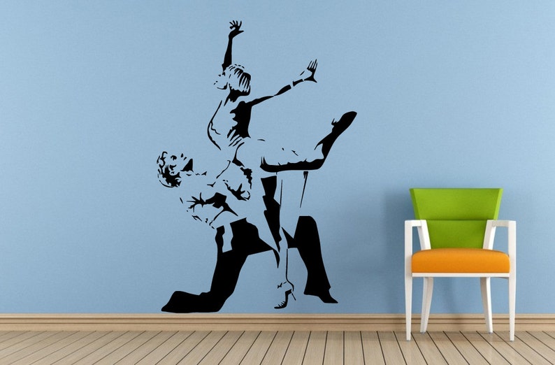 Ballerina Ballet Dancer Dance Dancing Studio Tango Salsa Break Boy Girl Wall Or Car Vinyl Peal And Stick Removable Sticker Decal L1562