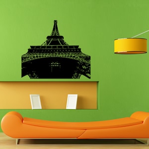Eiffel Tower Paris City France Monument Wall Sticker Vinyl Mural Decal Home House Apartment Art Decor FREE SHIPPING L054