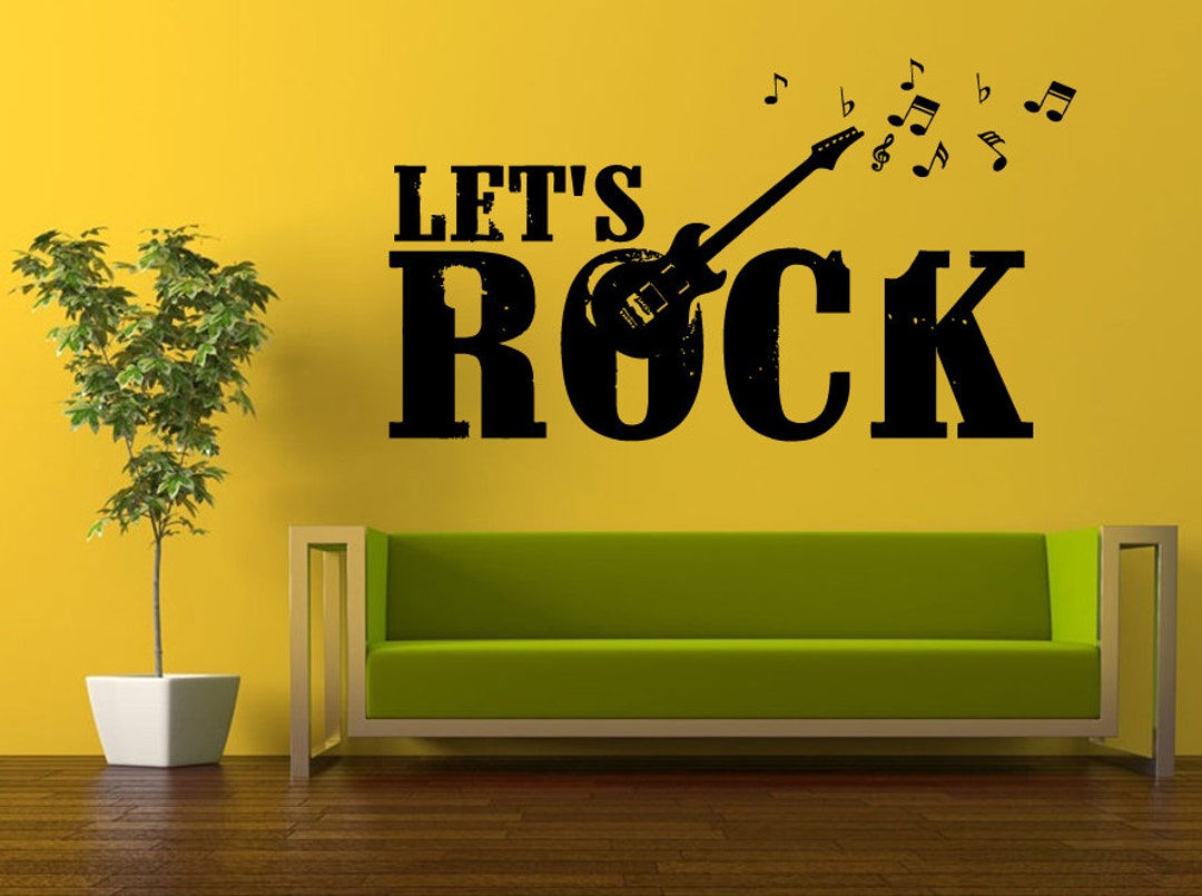 Wall Decal Vinyl Sticker Decals Peal and Stick Cheap Decor Art Let's ...