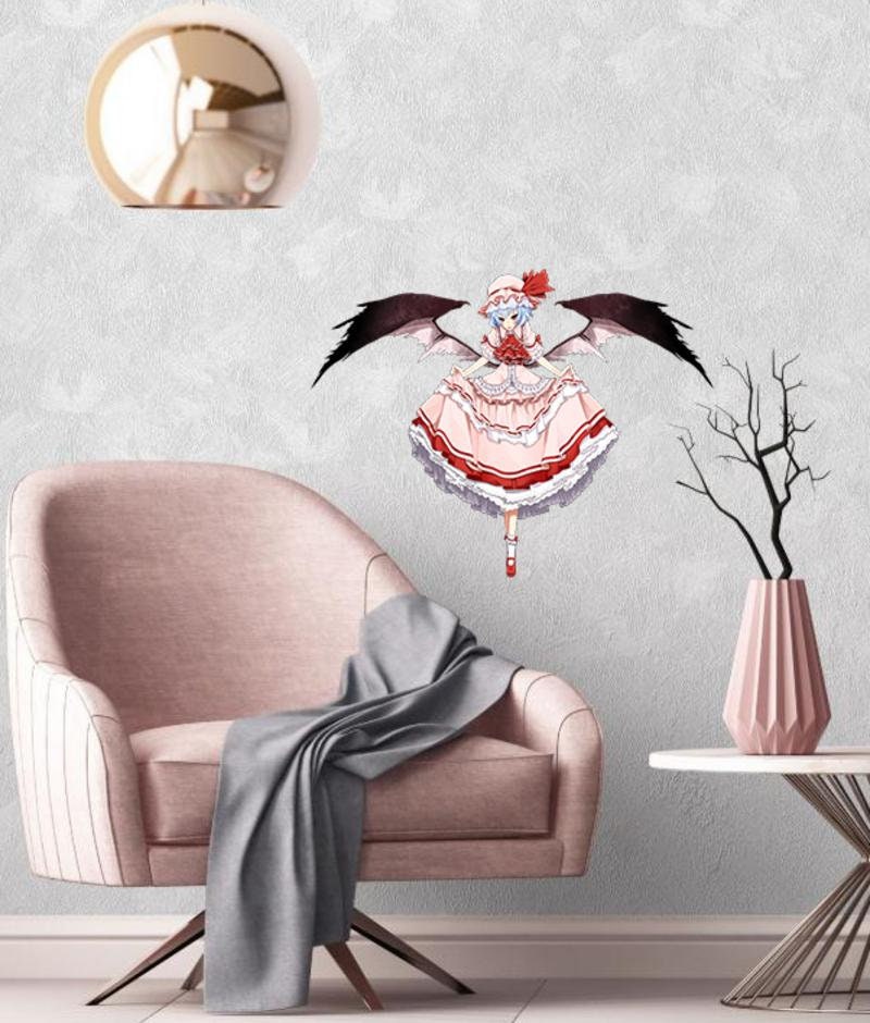 Anime Wall Art Anime Sticker Anime Decal Etsy