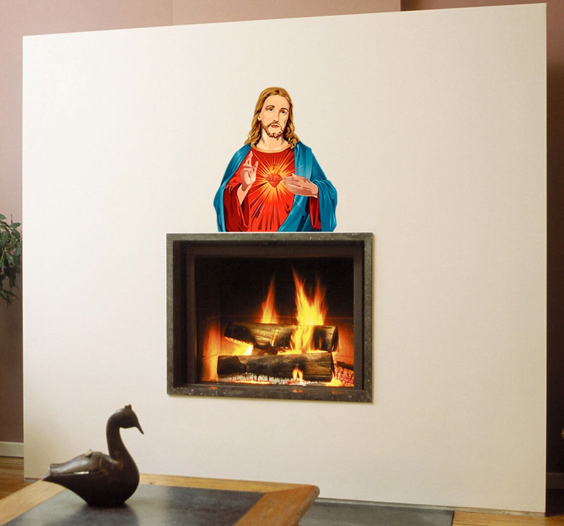 Jesus Decal Jesus Sticker Jesus Wall Decor Jesus Christ Etsy
