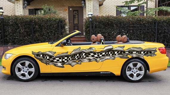 Adesivi Stickers Bandiera Scacchi 35 X 50 Cm - Foto 6