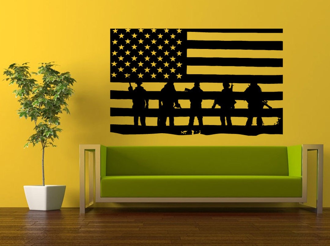 Wall Decal Vinyl Sticker Decals Peal and Stick Cheap Decor Art American ...
