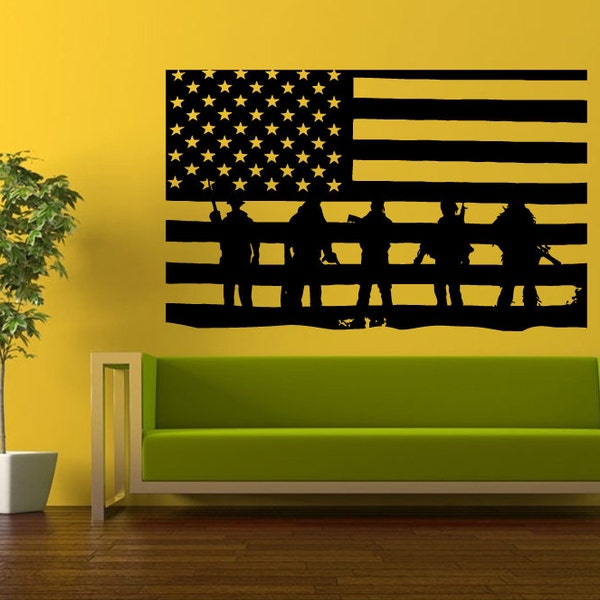 Military Wall Decals Etsy