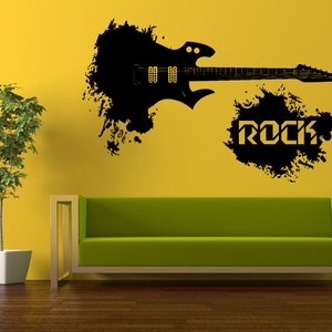 Wall Decal Vinyl Sticker Decals Peal and Stick Cheap Decor Art Rock ...