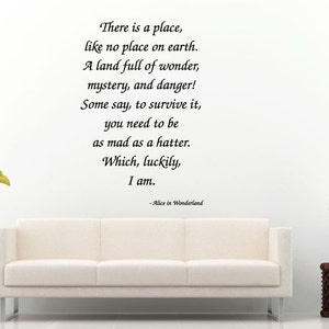 There Is A Place Cartoon Quote Saying Citation For Kids Children Toddlers Babies Nursery Wall Decal Vinyl Sticker Mural Room Decor L966