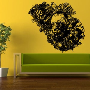 Wall Decal Vinyl Sticker Decals Peal And Stick Cheap Free Shipping Decor Art Scary Ugly Dead People Zombie Heads L429