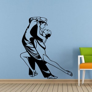 Ballerina Ballet Dancer Dance Dancing Studio Tango Salsa Break Boy Girl Wall Or Car Vinyl Peal And Stick Removable Sticker Decal L1550
