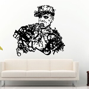 Rap Hip Hop Urban Legend Super Star Famous Celebrity Wall Decal Vinyl Sticker Mural Room Decor L922
