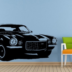 Old School Hot Rod Racing auto rit voertuig antieke venster muur sticker Vinyl Sticker muurschildering kamer Decor L1721
