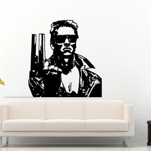 Famous Robot Cyborg Old Vintage Classic Movie Film Wall Decal Vinyl Sticker Mural Room Decor L1009